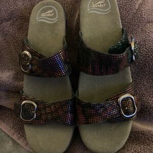 Dansko Multicolor Buckle Sandals